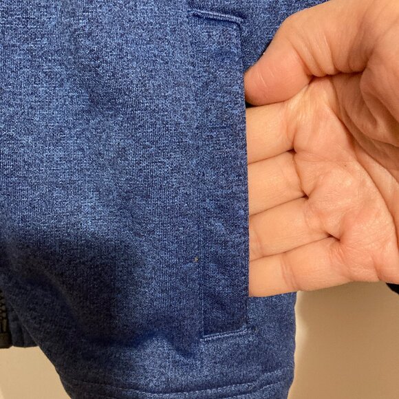 Blue North Face Zip up Hoodie Jacket, Size 6 - Picture 4 of 7